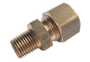 Ultraflex Rechte koppeling SF12 12mm voor stuurpomp