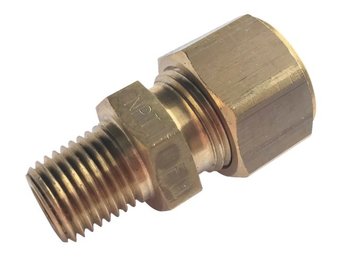 Ultraflex Rechte koppeling SF12 12mm voor stuurpomp