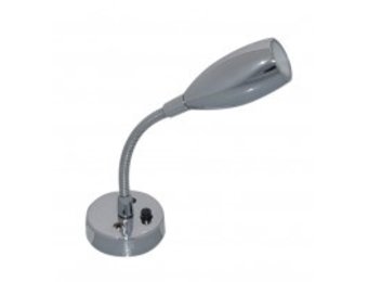 MAST LED KAARTLEESLAMP 10-30V CHROOM10CM