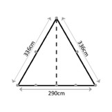 Talamex Zonnescherm Driehoek
