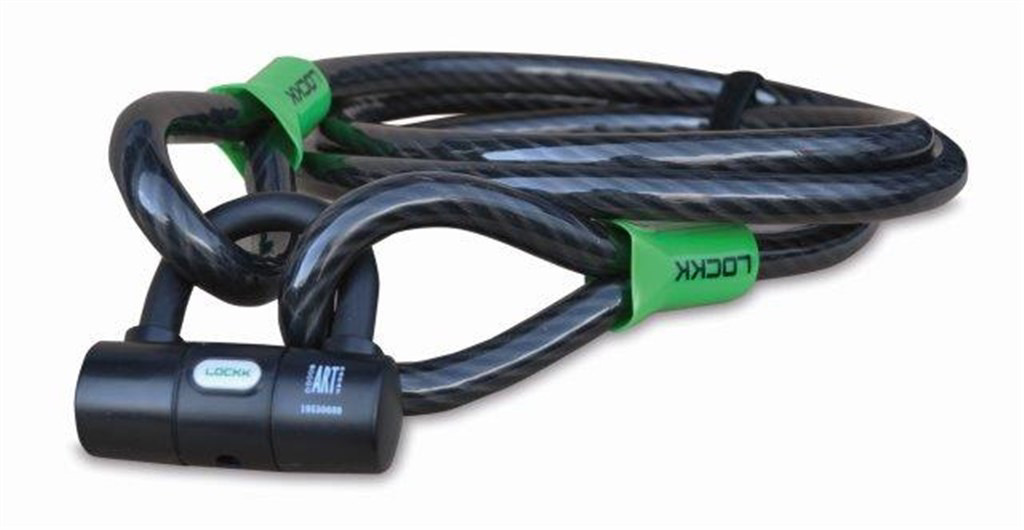 Lockk Kabelslot 2,5mtr 20mm ART-1 + Beugelslot, foto 2 van 2