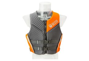 Besto Neopreen 50N Zwart/Grijs/Oranje