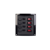 Talamex Schakelpaneel 12 V 4 of 6 schakelaars