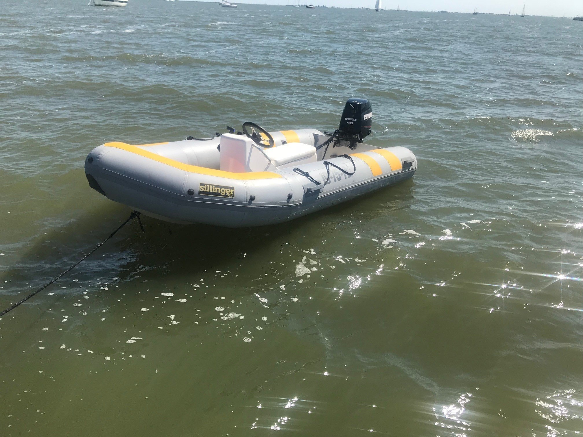 INRUIL! SILLINGER 400 MET 40 PK EVINRUDE E-TEC