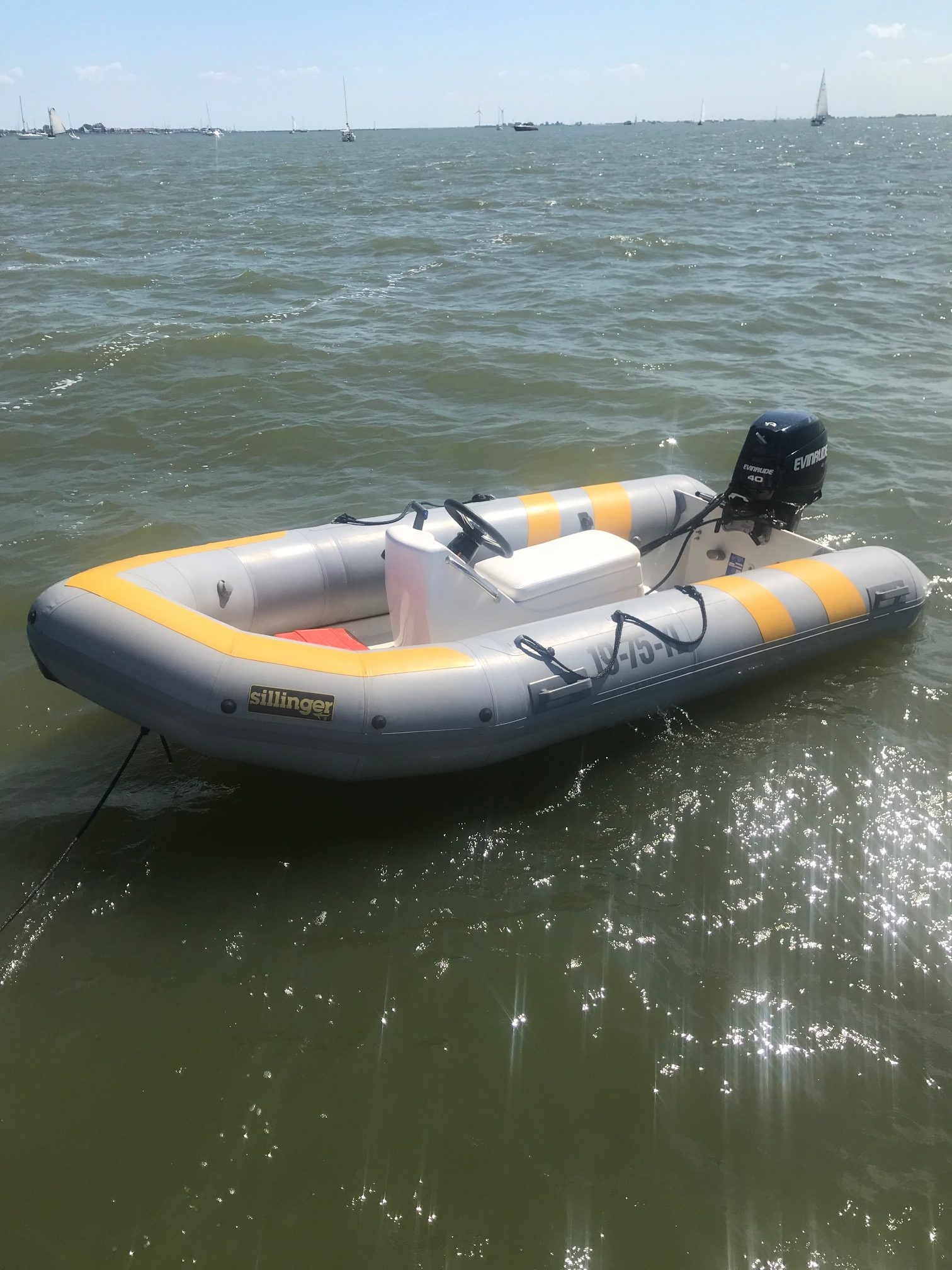 INRUIL! SILLINGER 400 MET 40 PK EVINRUDE E-TEC