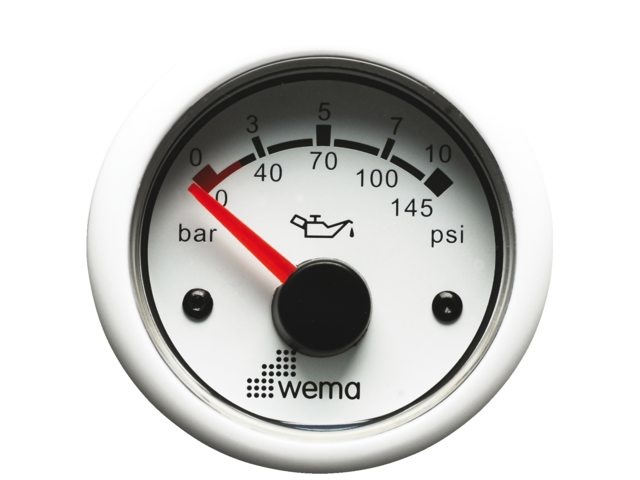 Wema Oliedrukmeter 12/24V