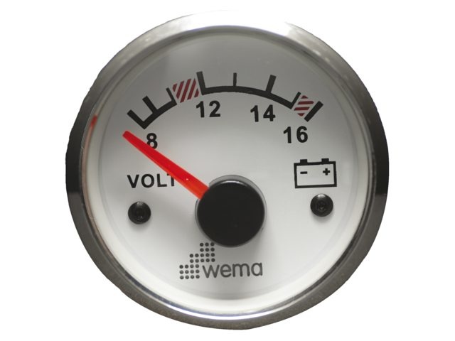 Wema Silver serie voltmeter 12V