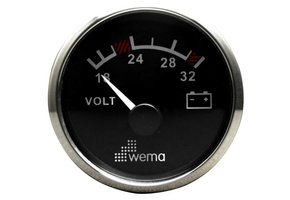 Wema Silver serie voltmeter 24V