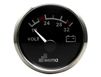 Wema Silver serie voltmeter 24V
