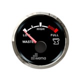 Wema Silver serie vuilwater tankmeter NMEA2000