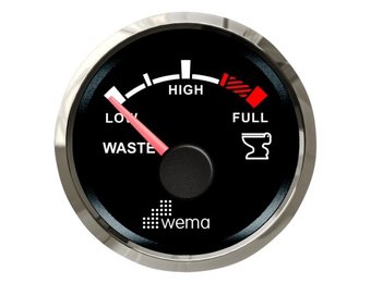 Wema Silver serie vuilwater tankmeter NMEA2000
