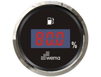 Wema Silverline Tankmeter brandstof digitaal 0-190 ohm
