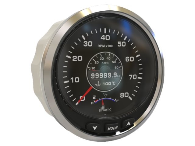 Wema Multifunctioneel display rond 3" NMEA2000