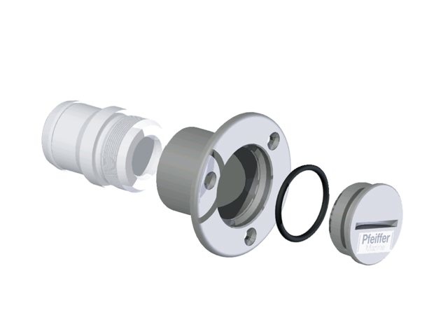 Pfeiffer Marine Dekvuldop Aluminium 1 1/4, foto 4 van 6