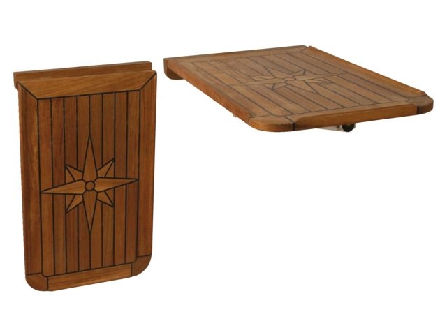 Eude Tafelblad teak 'balcony' 38x60cm