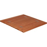 Eude Tafelblad teak 'wing' effen 33/66x65cm