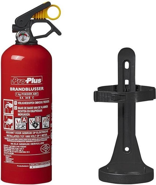 ProPlus Poederblusser 1kg + manometer, foto 2 van 2