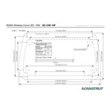 Scanstrut ROKK 3 Coil Cove oplader met LED verlichting 15W (12/24V)