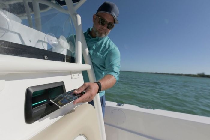 Scanstrut ROKK 3 Coil Cove oplader met LED verlichting 15W (12/24V)