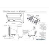 Scanstrut ROKK 3 Coil Cove oplader met LED verlichting 15W (12/24V)
