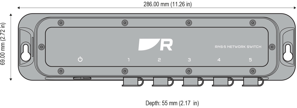 Raymarine RNS5 - RAYNET NETWORK SWITCH, foto 2 van 2