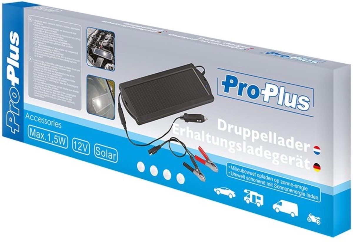 ProPlus ME2 accu druppellader 1.3 Watt, foto 3 van 5