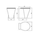 Tecma X-Light met carbon bril en deksel