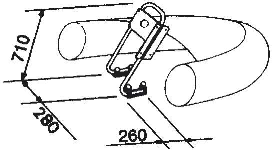SeaStar RVS Stuurbeugel P55