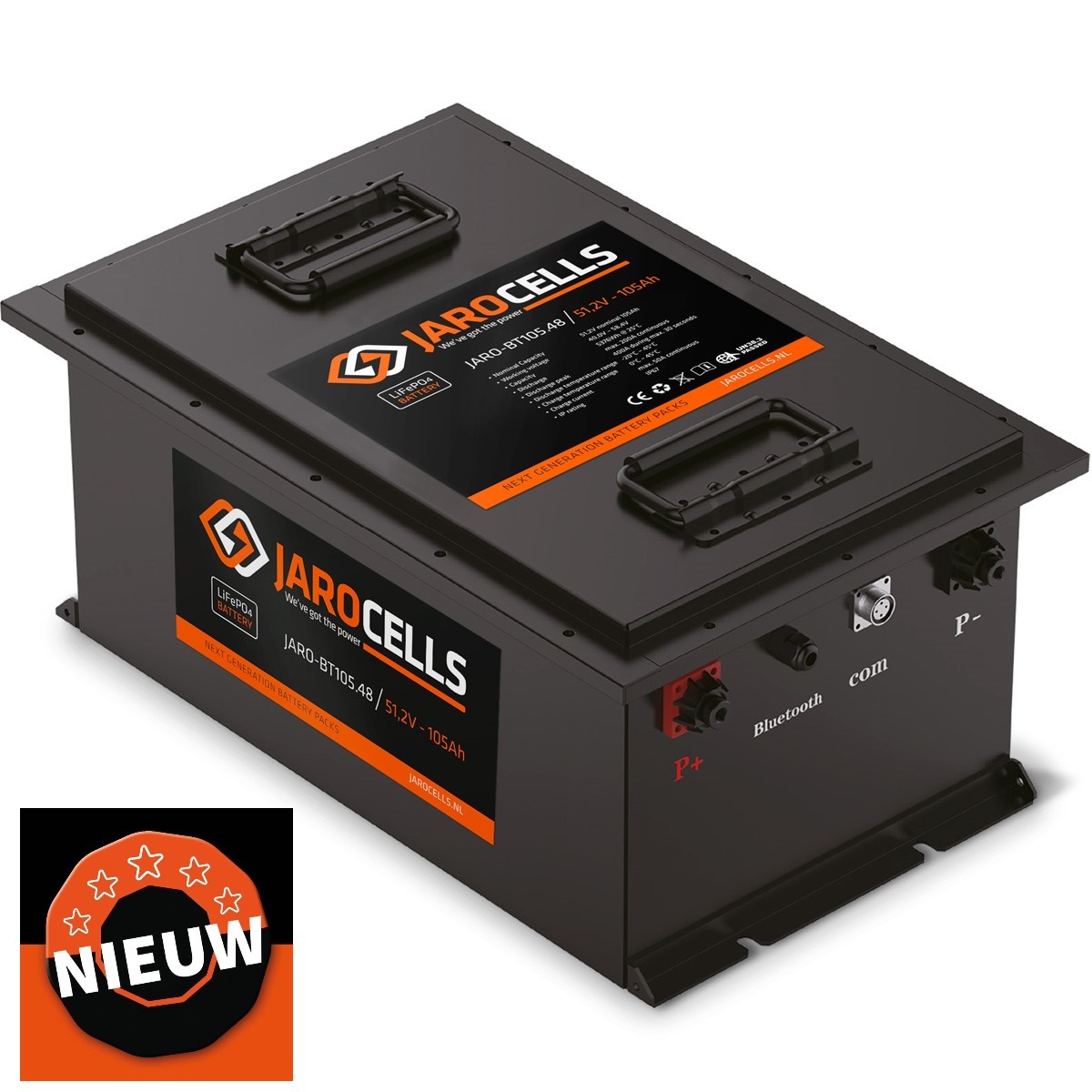 Jarocells 48V105Ah Jarocells batterij pack