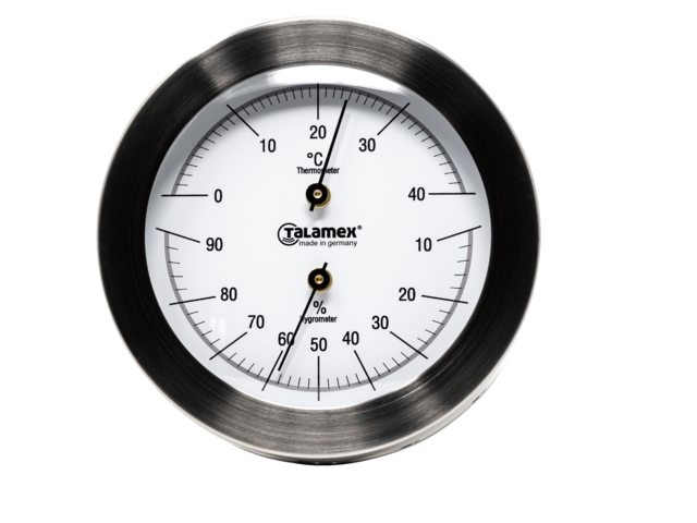 Talamex Serie 100 RVS Thermo-hygrometer