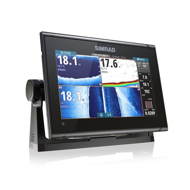 Simrad GO9 XSE met Mid/High/Downscan transducer