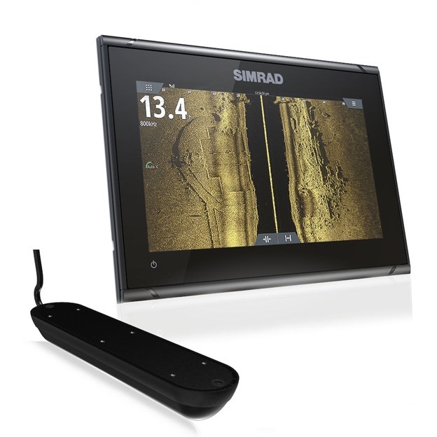 Simrad GO9 XSE met Active Imaging 3-in-1 transducer