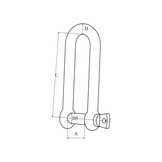 Talamex D sluiting Lang RVS