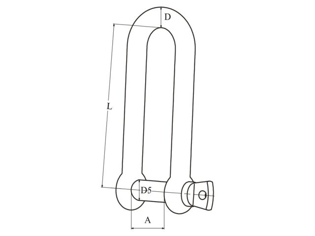 Talamex D sluiting Lang RVS, foto 2 van 2