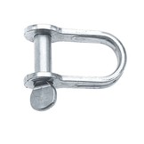 Talamex D sluiting plat RVS