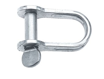 Talamex D sluiting plat RVS