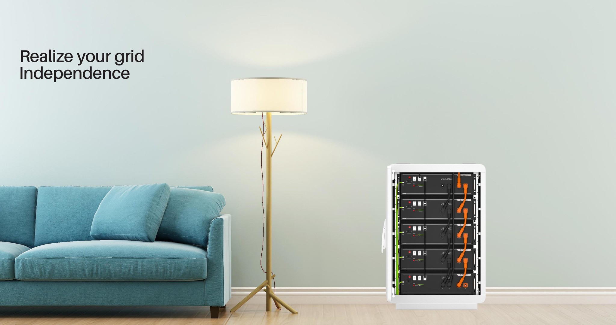 Pylontech US3000C 3.5 kWh LifePO4 batterij 48V (excl. beugels)