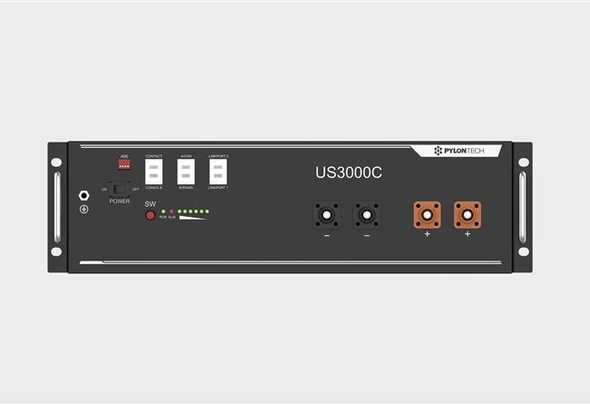 Pylontech US3000C 3.5 kWh LifePO4 batterij 48V (excl. beugels)