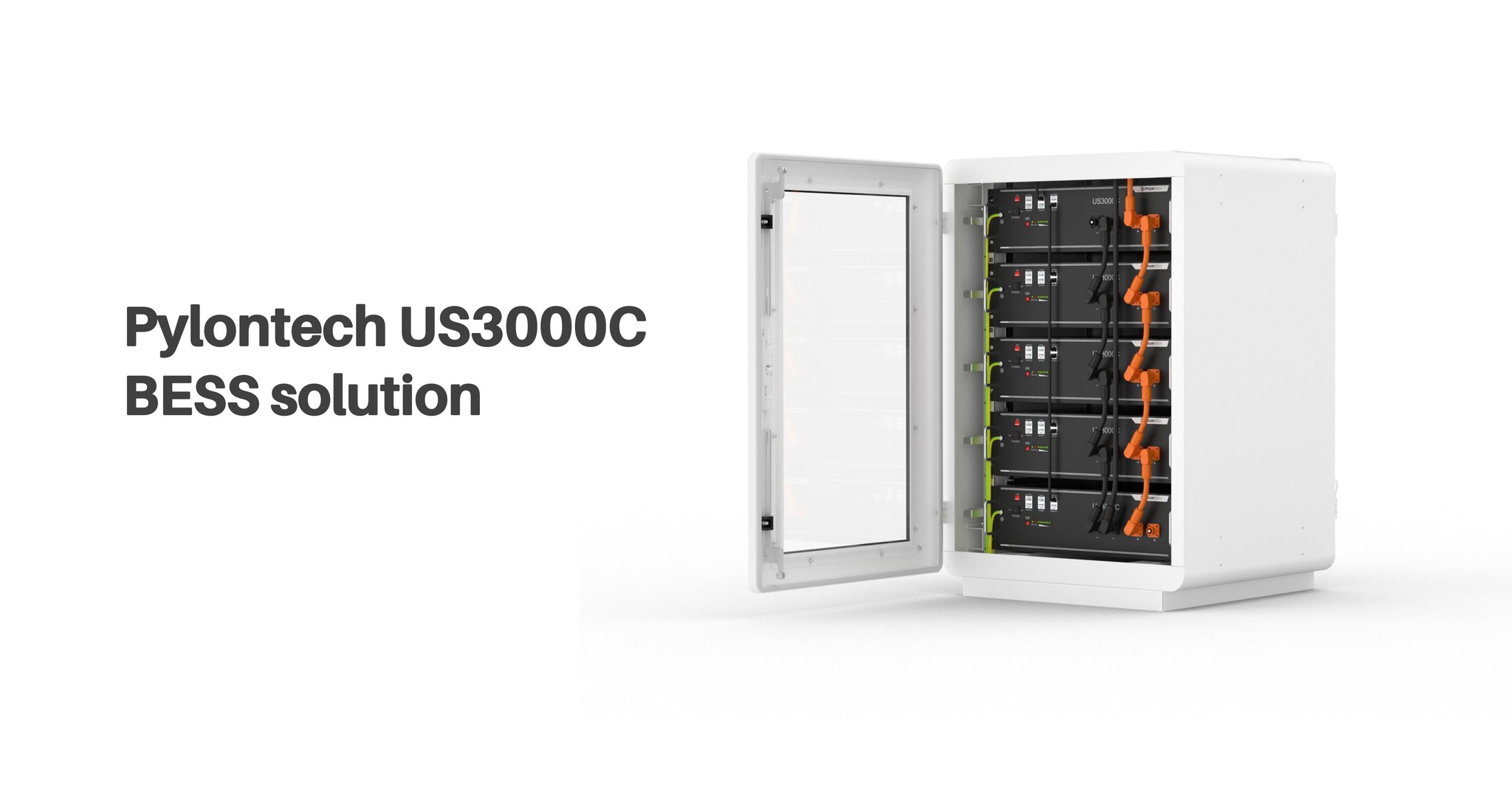 Pylontech US3000C 3.5 kWh LifePO4 batterij 48V (excl. beugels)