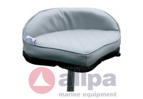 Allpa Plug-in Pro stand-up zitting van grijs kunstleer met plastic basis