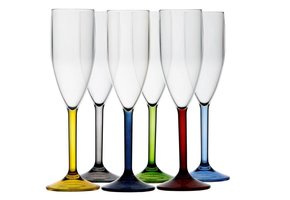 Marine Business Party Champagneglazen Multicolour per stuk