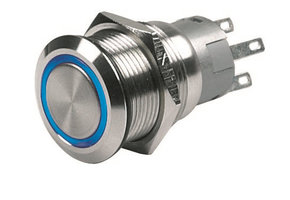 BEP Marine Schakelaar aan/uit 12V blauw, led