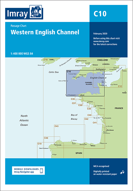 Imray Chart C10 - Western English Channel Passage Chart