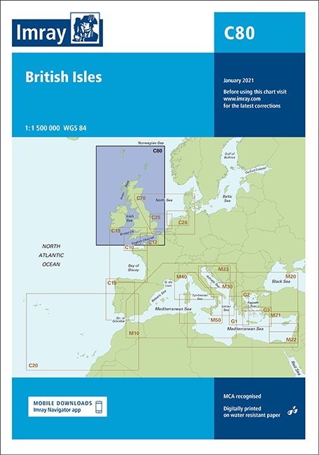 Imray Chart C80 - British Isles