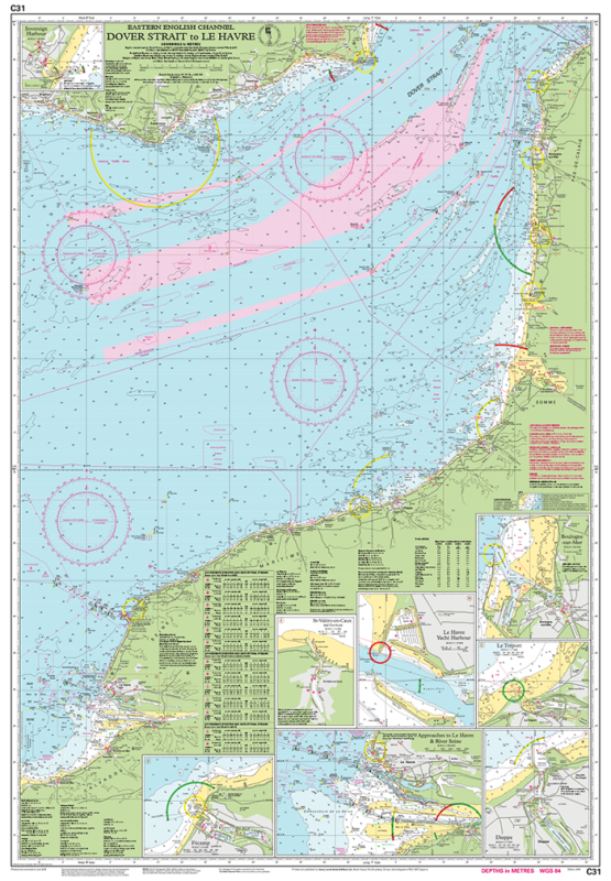 Imray Chart C31 Dover Strait to Le Havre, foto 2 van 2