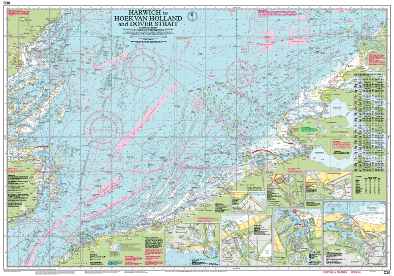 Imray Chart C 30 - Harwich to Hoek van Holland and the Dover Strait, foto 2 van 2
