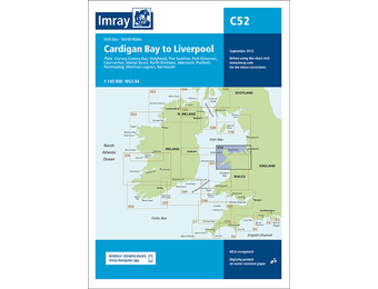 Imray Chart C52 Cardigan Bay to Liverpool