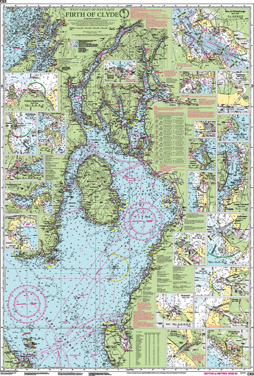 Imray Chart C63 Firth of Clyde, foto 2 van 2