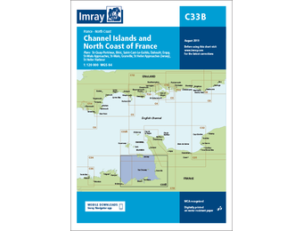 Imray Chart C 33B - Channel Islands and North coast of France