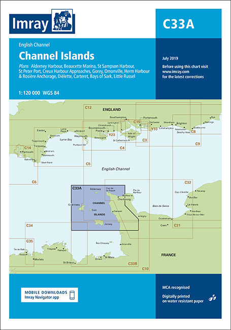 Imray Chart  C 33A - Channel Island N.
